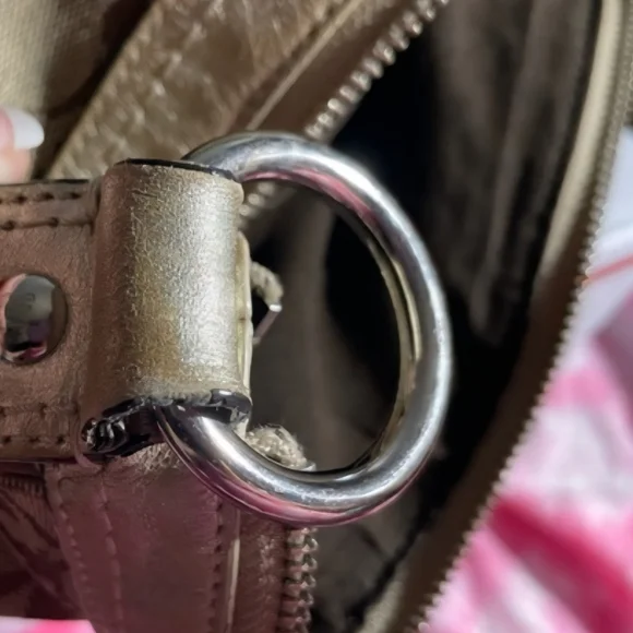 Coach Brown Signature Shoulder Bag - Picture 6 of 9